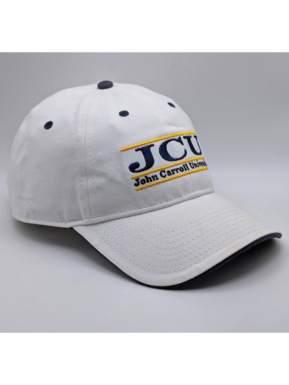 NEW JCU John Carroll University Blue Streaks The Game Strap Back Three Bar Hat